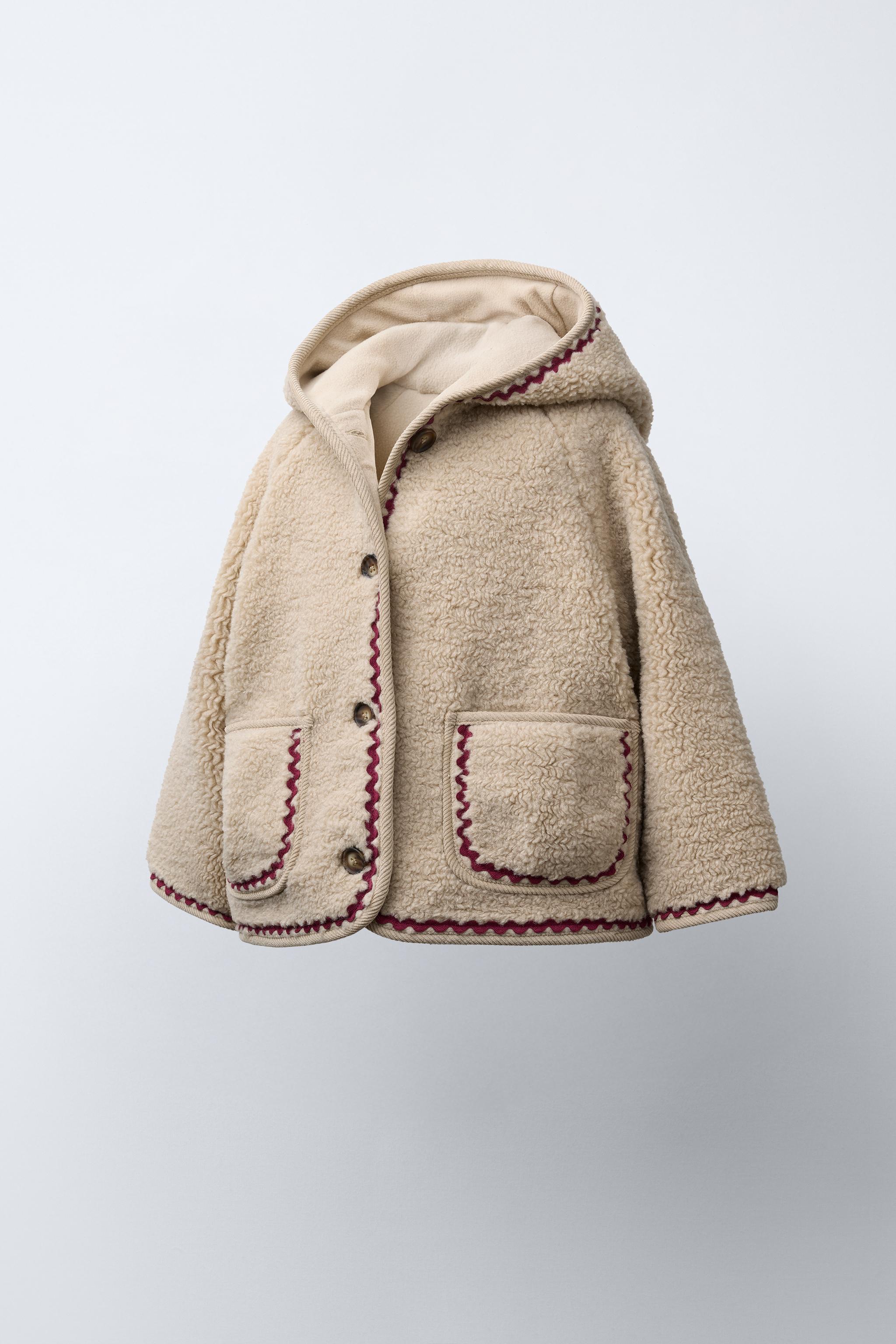 VESTE EFFET MOUTON ONDULINE DOUBLURE POLAIRE